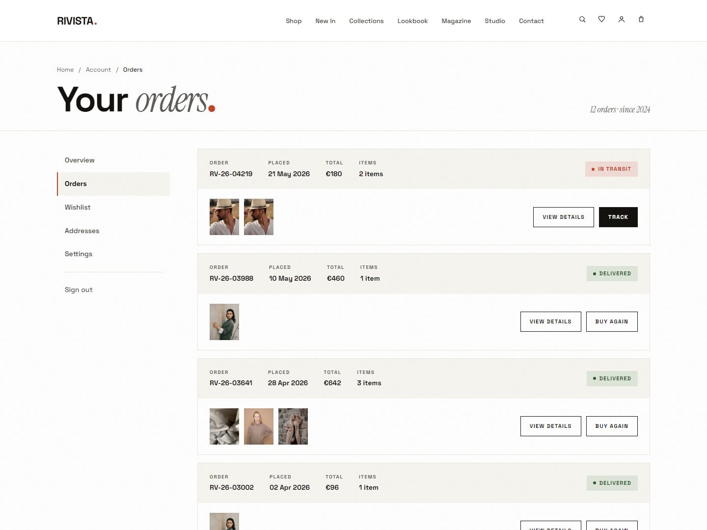 Orders