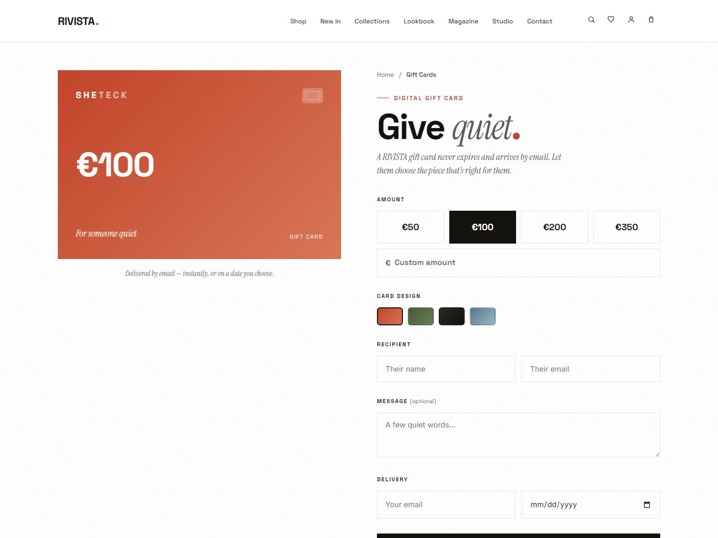 Gift card