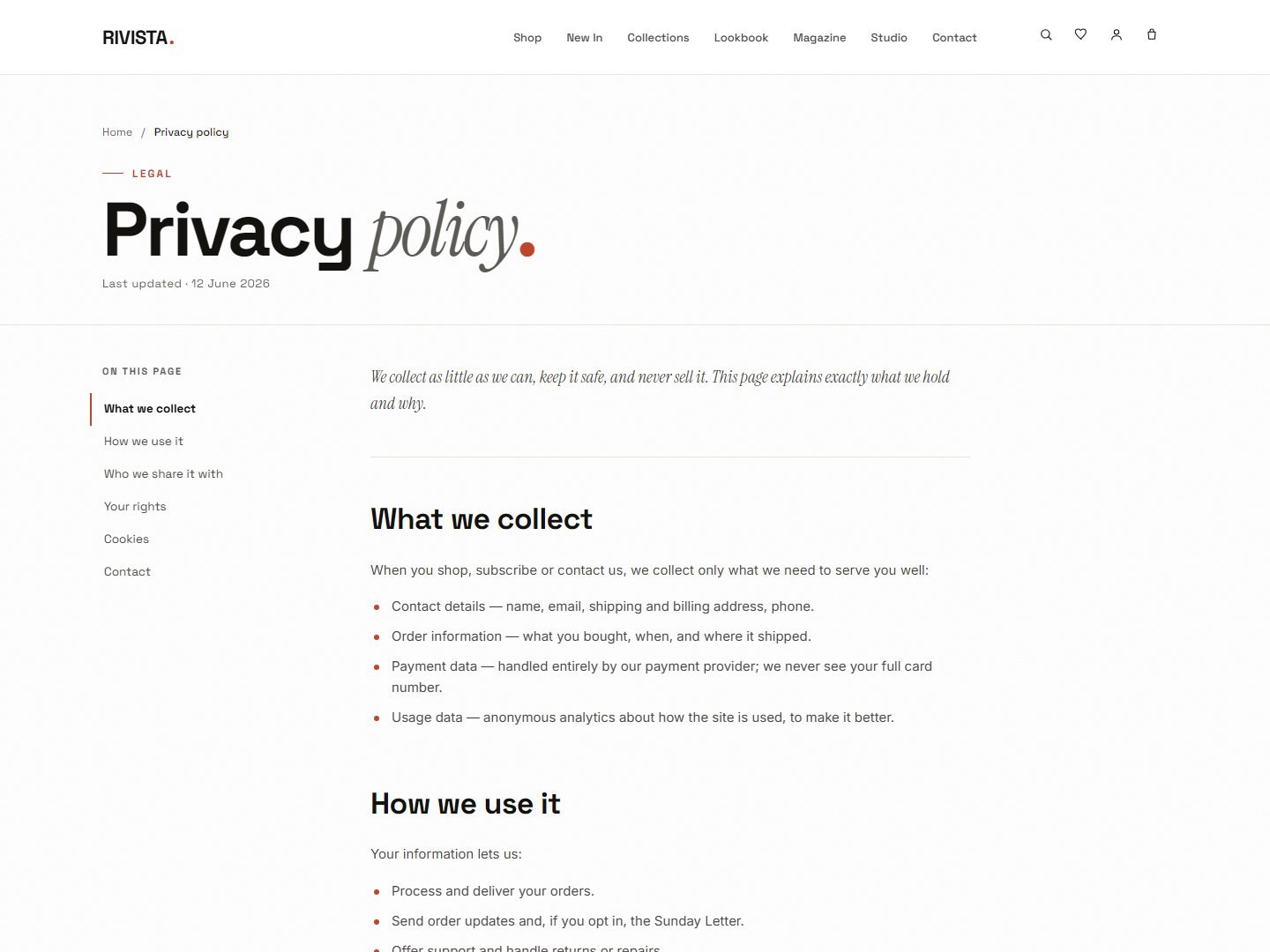 Privacy