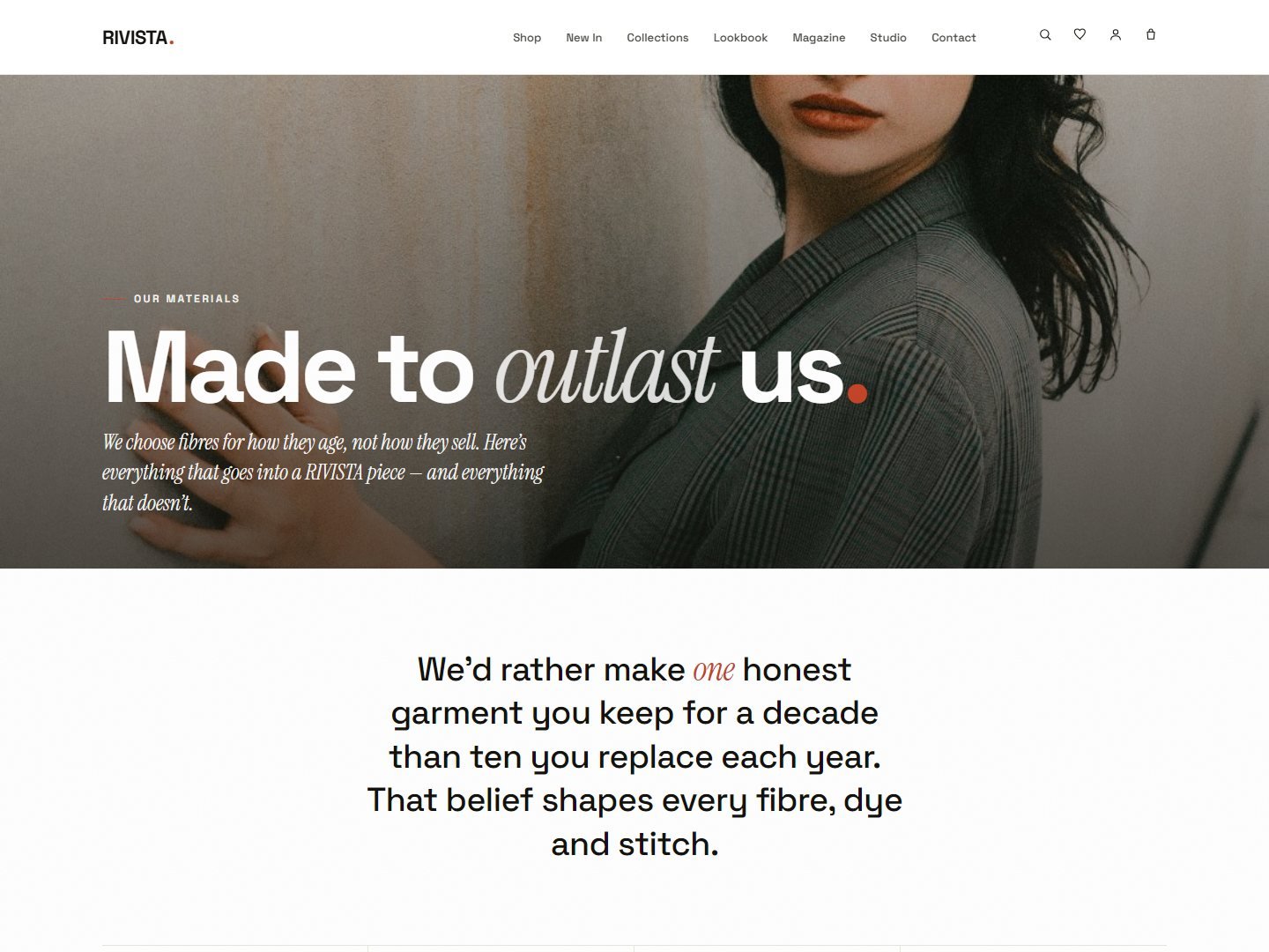 Our materials
