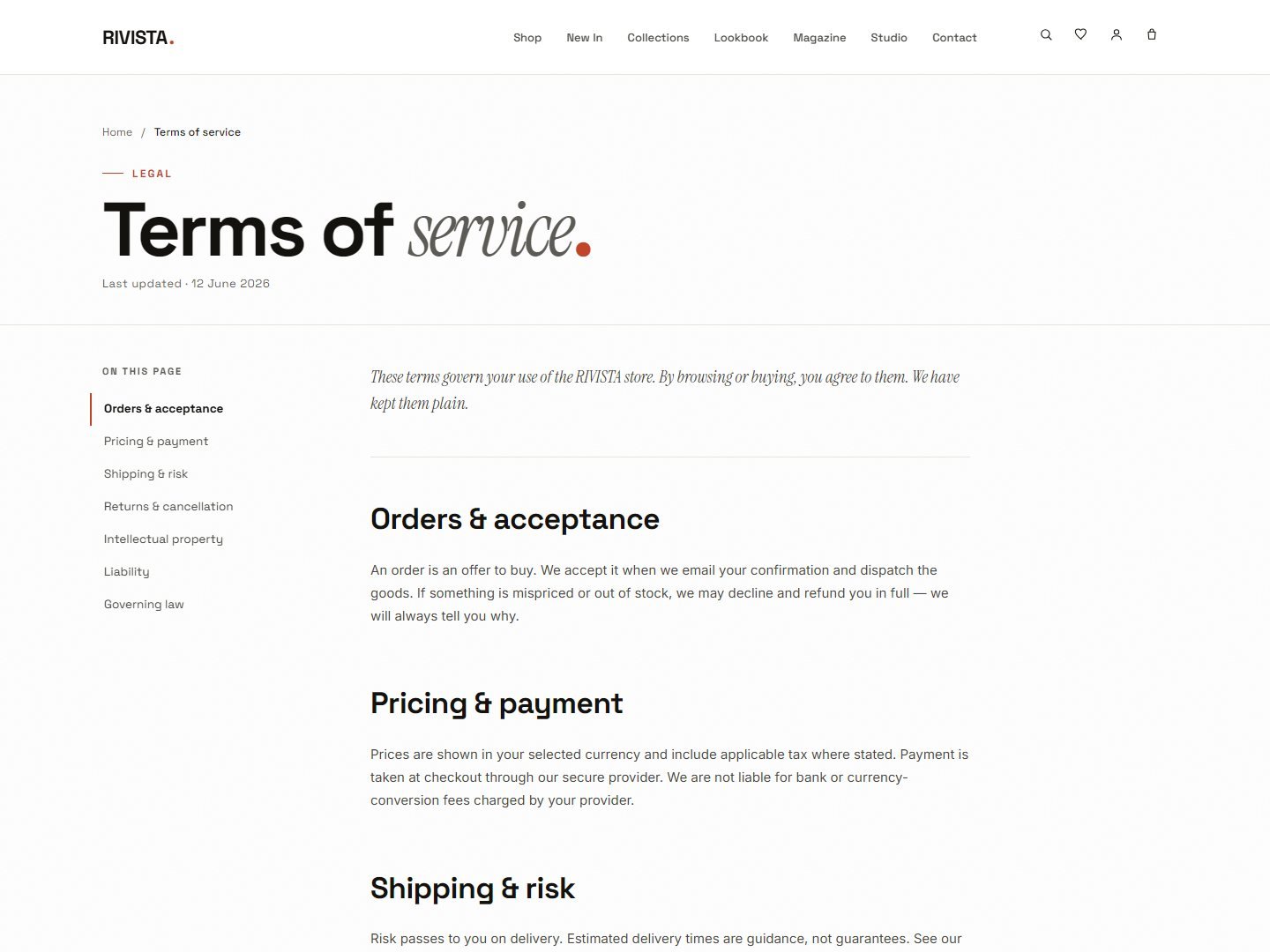Terms