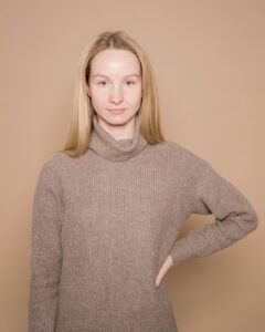 Linen Crewneck — Stone